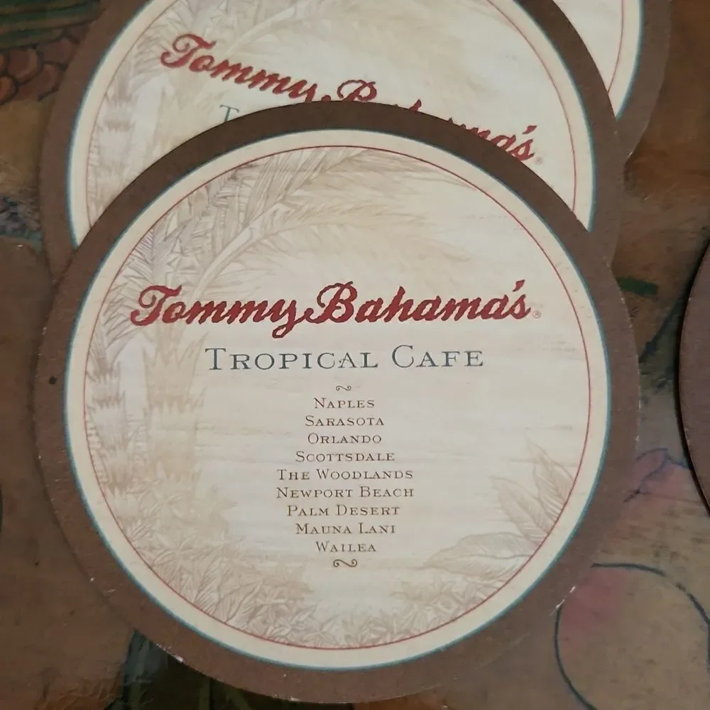 Tommy Bahama Bar Drink Coasters Lot of 8